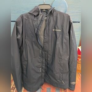 Columbia Men's Navy Blue Raincoat